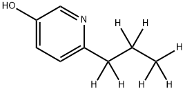 3-Hydroxy-6-(n-propyl-d7)-pyridine,1185315-75-6,结构式