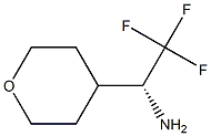 (R)-2,2,2-TRIFLUORO-1-(TETRAHYDRO-2H-PYRAN-4-YL)ETHANAMINE Structure