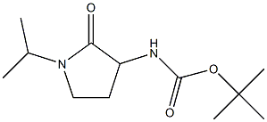 TERT-BUTYL (1-ISOPROPYL-2-OXOPYRROLIDIN-3-YL)CARBAMATE 结构式