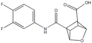 3-((3,4-difluorophenyl)carbamoyl)-7-oxabicyclo[2.2.1]heptane-2-carboxylic acid