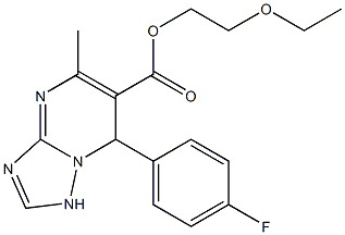 2-ethoxyethyl 7-(4-fluorophenyl)-5-methyl-1,7-dihydro-[1,2,4]triazolo[1,5-a]pyrimidine-6-carboxylate