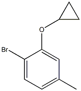 1-bromo-2-cyclopropoxy-4-methylbenzene Structure
