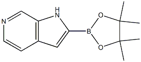 2-(4,4,5,5-tetramethyl-1,3,2-dioxaborolan-2-yl)-pyrrolo[2,3-c]pyridine Structure