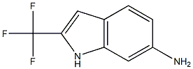 2-(trifluoromethyl)-1H-indol-6-amine 化学構造式