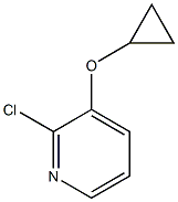 2-chloro-3-cyclopropoxypyridine Structure