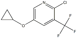 2-chloro-5-cyclopropoxy-3-(trifluoromethyl)pyridine Structure