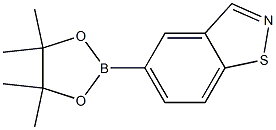 5-(4,4,5,5-tetramethyl-1,3,2-dioxaborolan-2-yl)benzo[d]isothiazole Structure