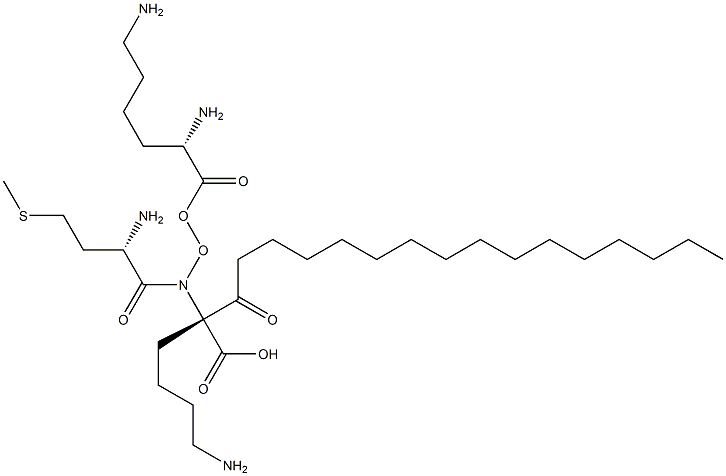 Palmitoyl-Lysyl-Dioxymethiony- Lysine Structure