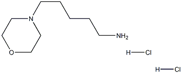 (5-Morpholin-4-ylpentyl)amine dihydrochloride 结构式