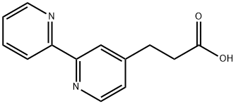 3-([2,2'-Bipyridin]-4-yl)propanoic acid Struktur
