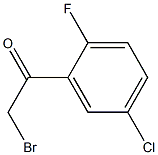 2-Bromo-5'-chloro-2'-fluoroacetophenone Struktur