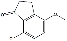 7-Chloro-4-methoxy-1-indanone Structure