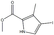 Methyl 4-iodo-3-methyl-1H-pyrrole-2-carboxylate Struktur