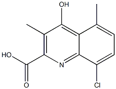 8-Chloro-4-hydroxy-3,5-dimethyl-quinoline-2-carboxylic acid