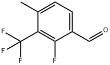 2-Fluoro-4-methyl-3-(trifluoromethyl)benzaldehyde Structure