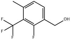 2-Fluoro-4-methyl-3-(trifluoromethyl)benzyl alcohol 结构式