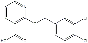2-(3,4-dichlorobenzyloxy)nicotinic acid Structure