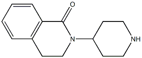 2-(piperidin-4-yl)-3,4-dihydroisoquinolin-1(2H)-one Struktur