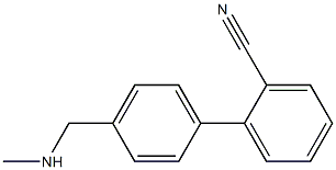 4'-((methylamino)methyl)biphenyl-2-carbonitrile Structure