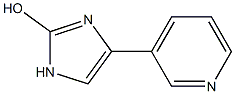 4-(pyridin-3-yl)-1H-imidazol-2-ol Struktur