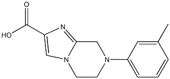 7-m-tolyl-5,6,7,8-tetrahydroimidazo[1,2-a]pyrazine-2-carboxylic acid Structure