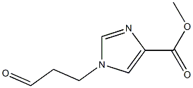 methyl 1-(3-oxopropyl)-1H-imidazole-4-carboxylate,,结构式