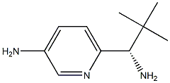 (S)-6-(1-amino-2,2-dimethylpropyl)pyridin-3-amine,,结构式