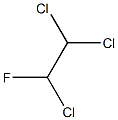 1,1,2-三氯氟乙烷, , 结构式
