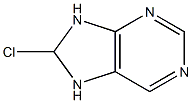 8-chloro-8,9-dihydro-7H-purine Struktur