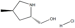 ((2S,4R)-4-methylpyrrolidin-2-yl)methanolhydrochloride Struktur