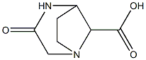 3-Oxo-1,4-diaza-bicyclo[3.2.1]octane-8-carboxylic acid Structure