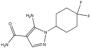 5-Amino-1-(4,4-difluoro-cyclohexyl)-1H-pyrazole-4-carboxylic acid amide