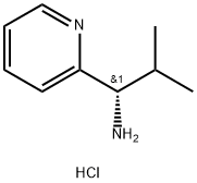(S)-2-甲基-1-(吡啶-2-基)丙-1-胺二盐酸盐,2222165-17-3,结构式