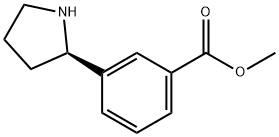 METHYL 3-((2R)PYRROLIDIN-2-YL)BENZOATE Structure