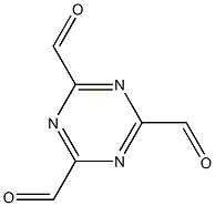 1,3,5-triazine-2,4,6-tricarbaldehyde Structure
