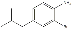 2-bromo-4-isobutylbenzenamine Structure