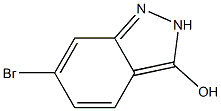 6-Bromo-2H-indazol-3-ol 化学構造式