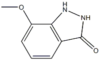 7-Methoxy-1,2-dihydro-indazol-3-one,,结构式
