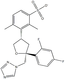 ((3S,5S)-5-((1H-1,2,4-triazol-1-yl)methyl)-5-(2,4-difluorophenyl)tetrahydrofuran-3-yl)methyl4-methylbenzenesulfonate