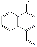 5-BROMOISOQUINOLINE-8-CARBALDEHYDE,,结构式