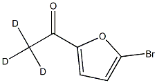 2-Bromo-5-(acetyl-d3)-furan,1185314-99-1,结构式