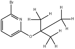 2-Bromo-6-(tert-butoxy-d9)-pyridine 结构式