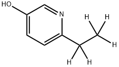 3-Hydroxy-6-(ethyl-d5)-pyridine Struktur