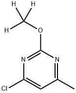 4-Chloro-6-methyl-2-(methoxy-d3)-pyrimidine Structure