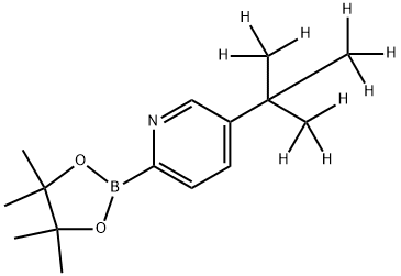 5-(tert-Butyl-d9)-pyridine-2-boronic acid pinacol ester Struktur