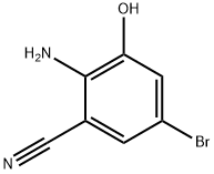 2-AMINO-5-BROMO-3-HYDROXYBENZONITRILE Struktur