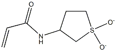 N-(1,1-dioxidotetrahydrothiophen-3-yl)acrylamide 结构式