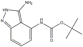 (3-Amino-2H-indazol-4-yl)-carbamic acid tert-butyl ester