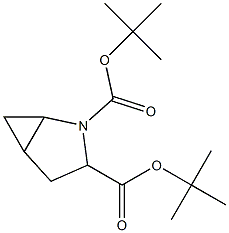 di-tert-butyl 2-azabicyclo[3.1.0]hexane-2,3-dicarboxylate Structure