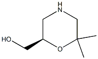 (R)-(6,6-二甲基吗啉-2-基)甲醇 结构式